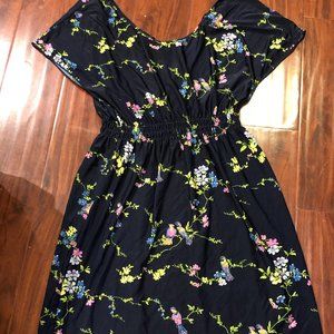 Black Floral Dress